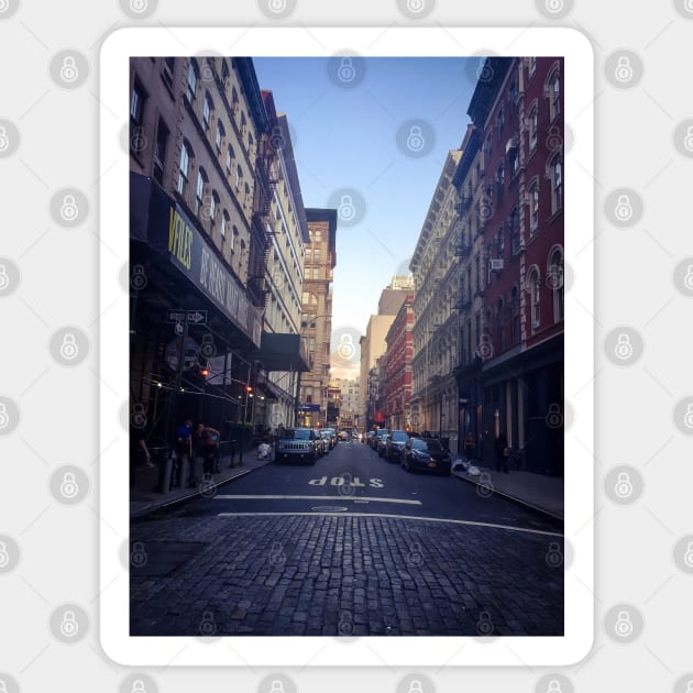 SoHo, Manhattan, New York City Sticker by eleonoraingrid